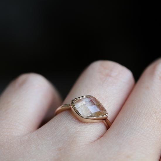 ルチルクォーツ リング | １０金 - cui-cui［キュイキュイ］