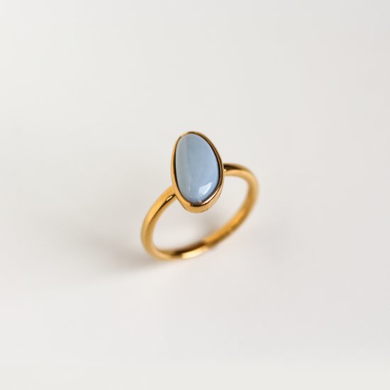 Blue Opal Ring | SV925【cui-cui × FRANKIE CIHI】