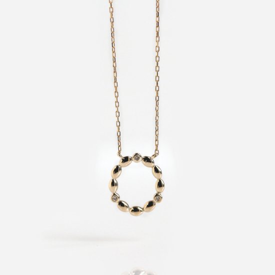 Tiny Diamond Necklace【Couronne】| K10YG