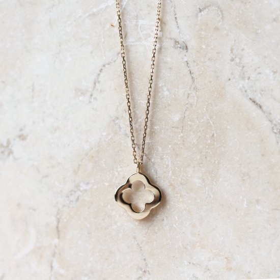 Clover Gold Necklace | K10YG