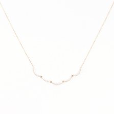 Diamond Lace Necklace - Premium  | K10YG 