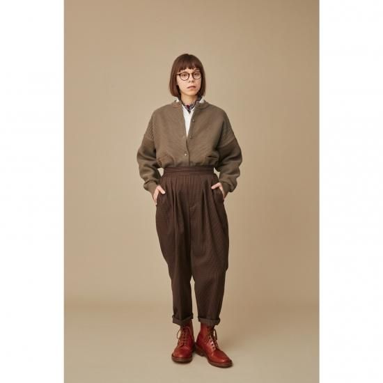 希少/美品/yashiki/Hyomon Cardigan/1/ブラウン系 希少/美品/yashiki/Hyomon Cardigan/1/ブラウン系