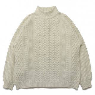 Seijaku High neck Knit / WHITE