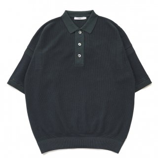 Yuyake Knit Polo / GREEN