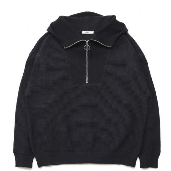 【YASHIKI 21AW】Tasogare High Neck Hoodie YASHIKI - 【ラスト1点】【21AW】Tasogare High Neck Hoodie