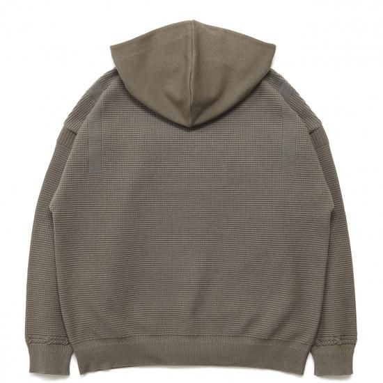 【YASHIKI 21AW】Tasogare High Neck Hoodie YASHIKI - 【ラスト1点】Tasogare High Neck Hoodie(MOCHA) | Salty