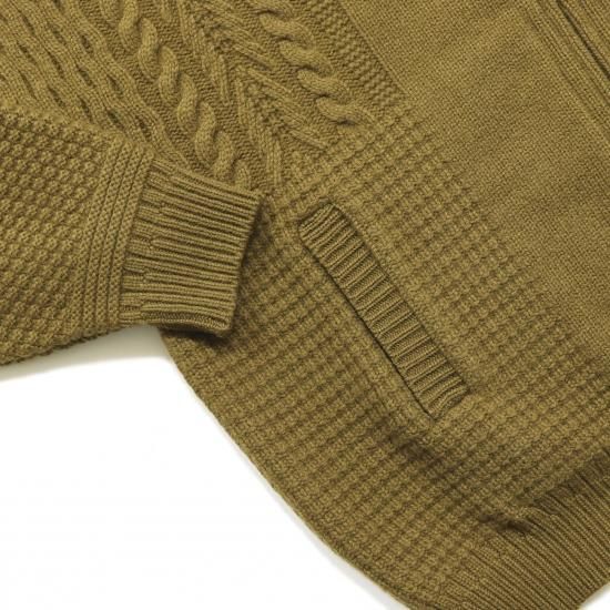 Akane Knit Blouson / BROWN - YASHIKI Akane Knit Blouson / BROWN - YASHIKI