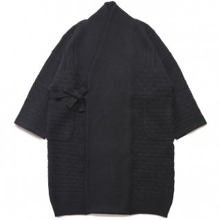 Ochibabune Knit Coat / BLACK