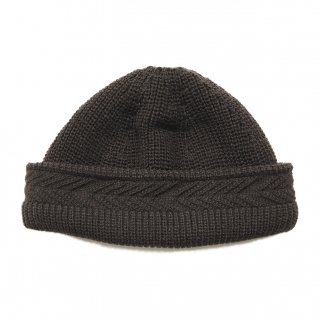 Yagasuri Knit Cap / BROWN