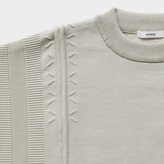 YASHIKI 22AW Seijaku Knit(GREIGE) size2