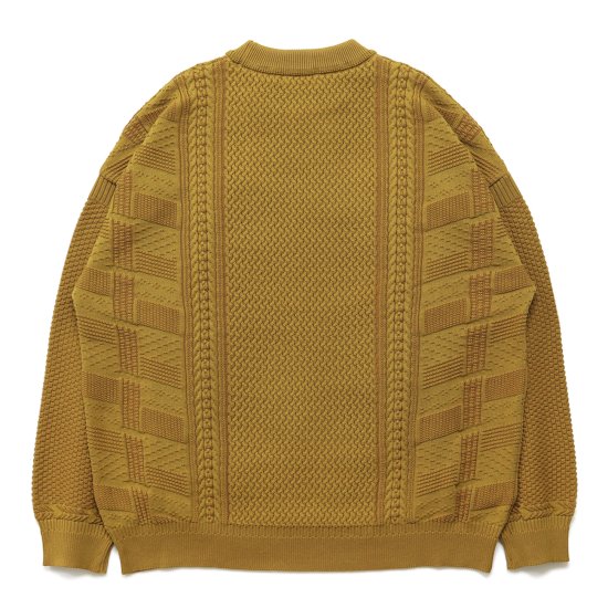 交換無料！ YASHIKI Knit 【22AW】Arare Matcha Knit(MATCHA) - メンズ