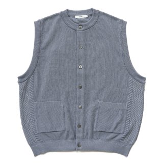 Kusamoe Vest / Pale-blue