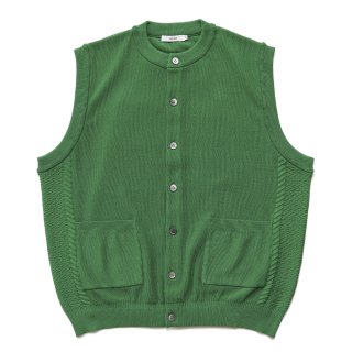 Kusamoe Vest / Kelly-green