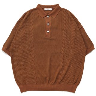 Tsubomi Knit Polo / Orange