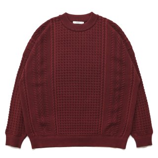 Honami Knit / BURGUNDY