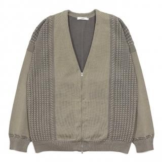 Hakuhyo Zip Cardigan / BEIGE