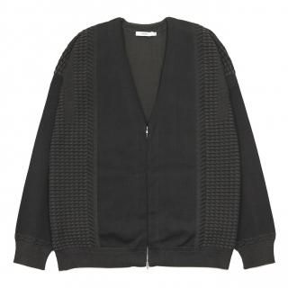 Hakuhyo Zip Cardigan / DARK-OLIVE