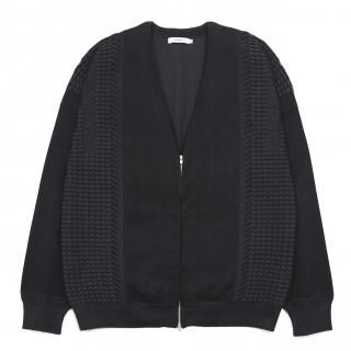 Hakuhyo Zip Cardigan / BLACK