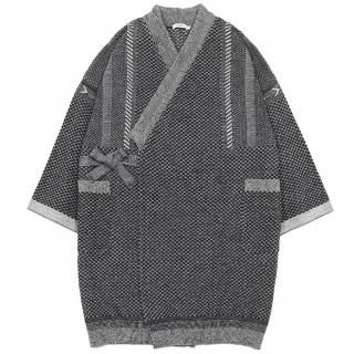 Yukiato Knit Coat / MIX-GRAY