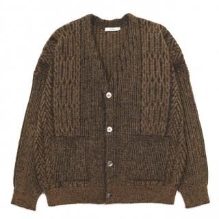 Sekkei mohair Cardigan / ORANGE