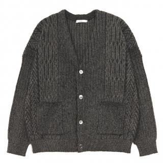 Sekkei mohair Cardigan / BROWN