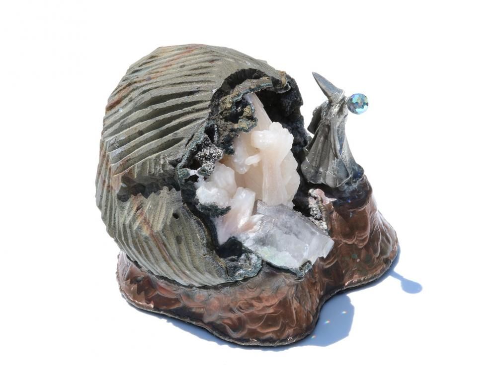 ★特選オンリー１★希少激レア☆【般若心経彫り漆黒のオブシディアン丸玉】❤️ 第11回ゲタ箱展作品紹介⑱ 御嵜 翔太郎/Misaki Shotaro ざわざわ