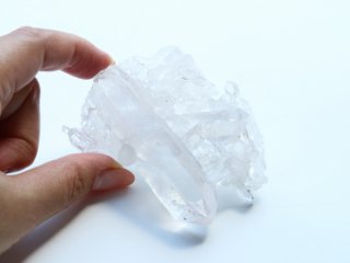【Q201】水晶  / アーカンソーで生まれた水晶クラスター