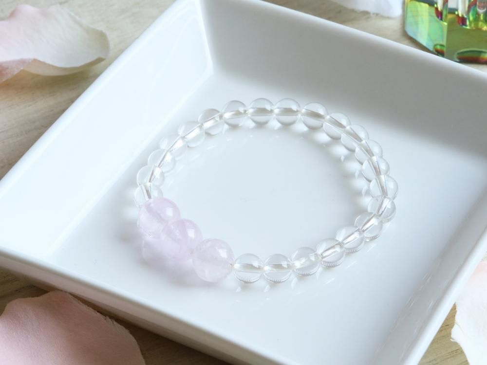 クンツァイト / 女性の守り石!美しいクンツァイトと水晶の クンツァイト / 女性の守り石!美しいクンツァイトと水晶の