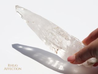【Q407】水晶 / 先端まで美しい！聖地ヒマラヤ・ガネシュヒーマルの大ポイント水晶