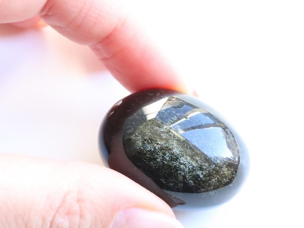 ★特選一石★未来を見通す石【200gゴールデンシャインオブシディアンさざれ】❤️ 極小粒さらさらタイプ ゴールデンシャインオブシディアン