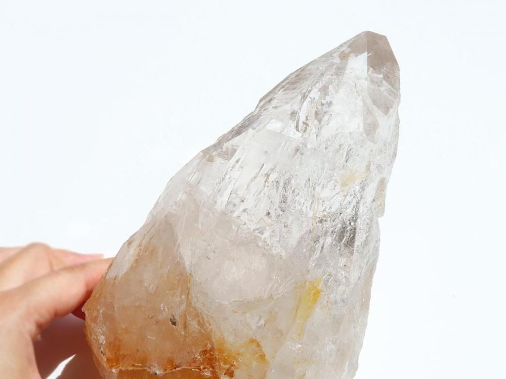 ガネーシュヒマール ヒンドゥン産 アナテース付きツインポイント ガネーシュヒマール ヒンドゥン産 マルチポイントクォーツ