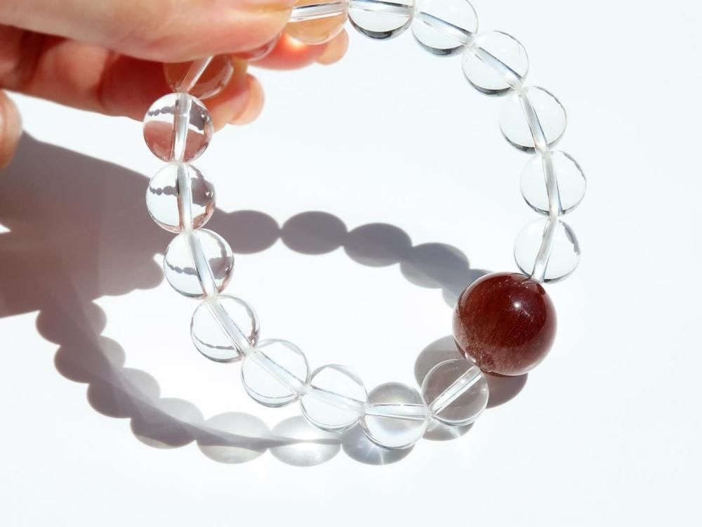 r*r様 半額！⭕️天然石 レッドルチル ブレスレット r*r様 半額