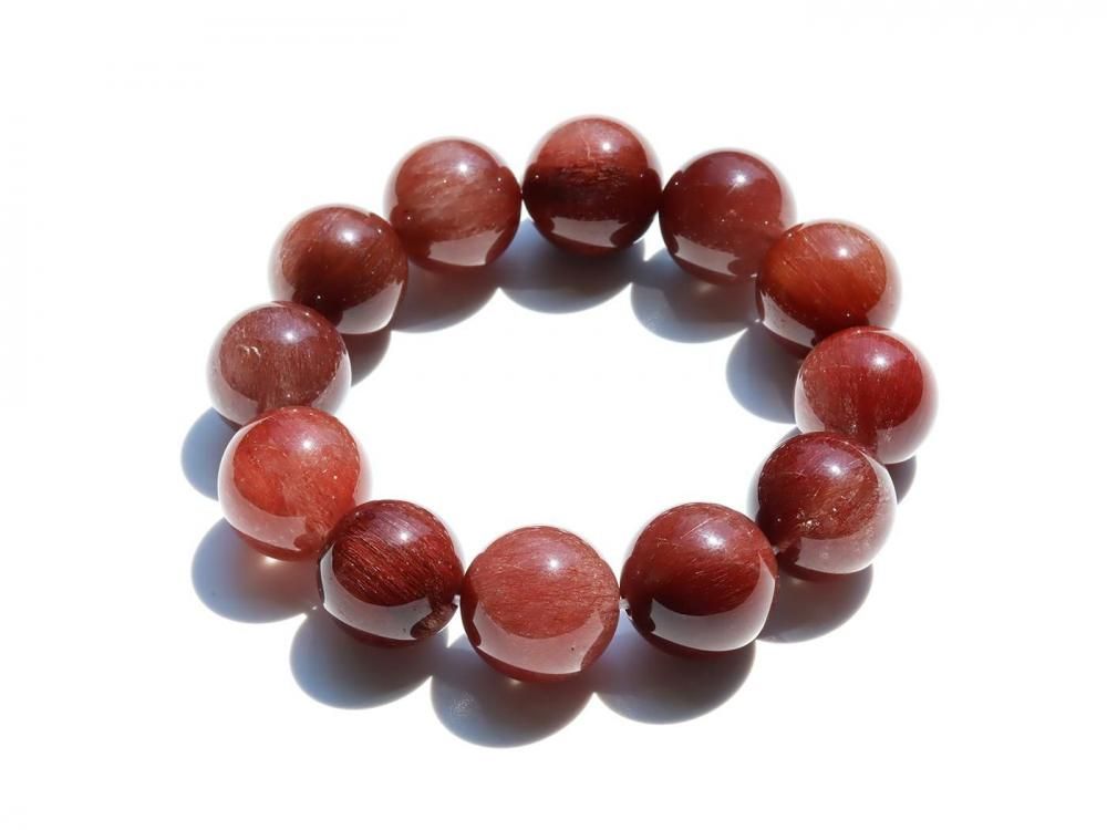 r*r様 半額！⭕️天然石　レッドルチル　ブレスレット Amazon | [麗子坊] ブレスレット 【レッドルチルクォーツ