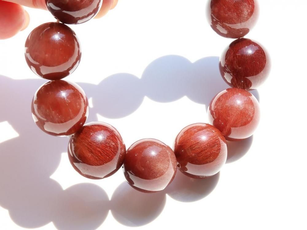 RR1】レッドルチル / 17mmの最高級レッドルチルを贅沢に使った