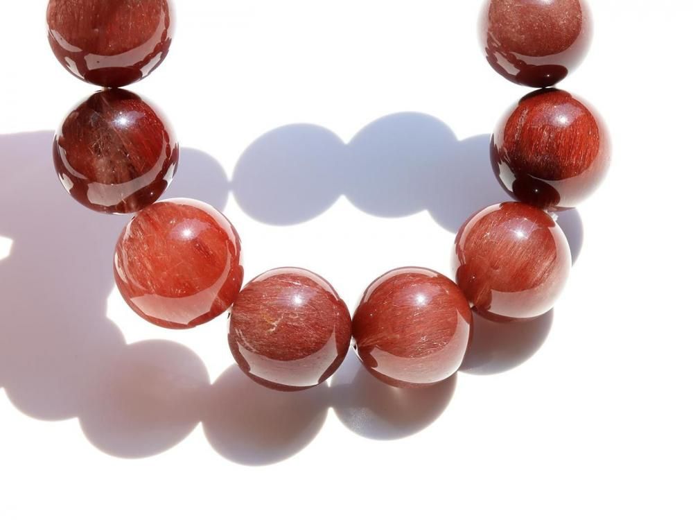 RR1】レッドルチル / 17mmの最高級レッドルチルを贅沢に使った特別な