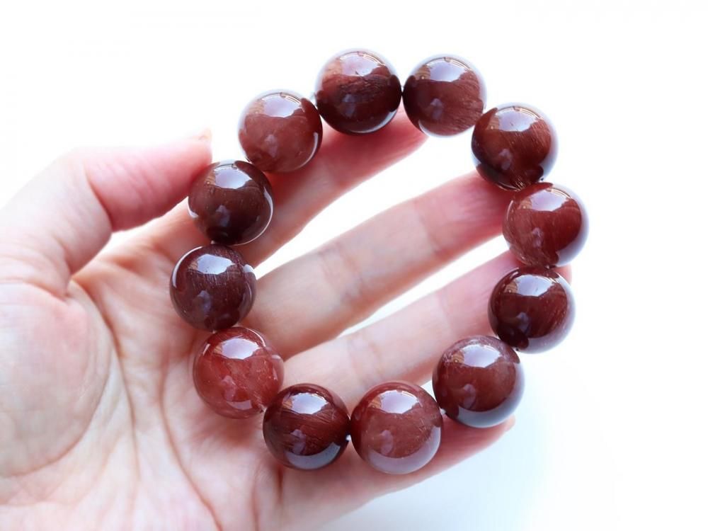 RR1】レッドルチル / 17mmの最高級レッドルチルを贅沢に使った特別な