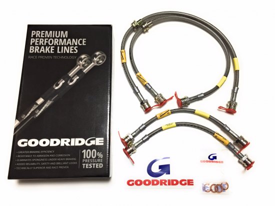 GOODRIDGE プレミアムパフォーマンスブレーキライン ステンメッシュブレーキホース BMW