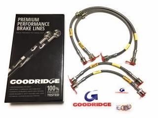 GOODRIDGE プレミアムパフォーマンスブレーキライン ステンメッシュブレーキホース Smart Fortwo