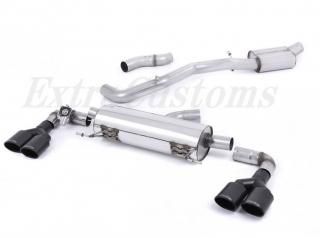 MILLTEK  㥿Хåȥƥ ǥ S1 2.0 TFSi Quattro Resonated Quad Black Oval 