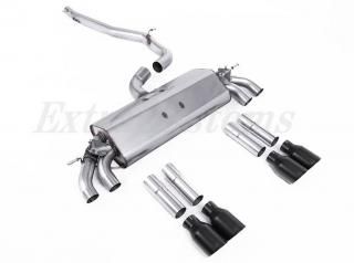 MILLTEK ߥƥå 㥿ХåȥХդ  ǥ S3 2.0 TFSI Quattro Sedan 8V non-resonated