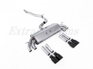 MILLTEK ߥƥå 㥿ХåȥХ̵ ǥ S3 2.0 TFSI Quattro Sedan 8V non-resonated resonated 饦 GT100