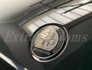 メルセデスベンツ 純正品  AMG アファルターバッハ エンブレム ダーククローム フロントバンパーフード サイン