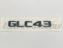 メルセデスベンツ 純正品 GLC43 ブラックレタリングロゴ粘着ラベル X254