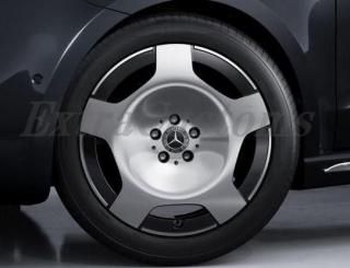 メルセデスベンツ 純正品 VクラスフェイスリフトIIエクスクルーシブホイール光沢仕上げブラック19インチW447