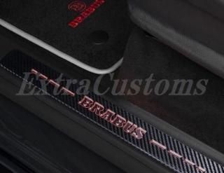 メルセデスベンツ 純正品 G クラス BRABUS カーボンイルミネーション RGB ドアシルスカッフプレート W463A