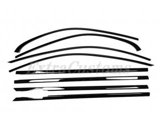 メルセデスベンツ 純正品 Aクラスナイトパッケージトリムストリップウィンドウドアキットブラック、V177