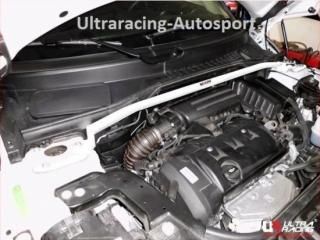 UltraRacingフロントストラットタワーバー BMW MINI Country Man R60 1.6