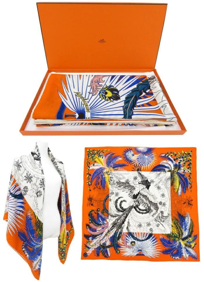 HERMES カレ140 スカーフの買取例