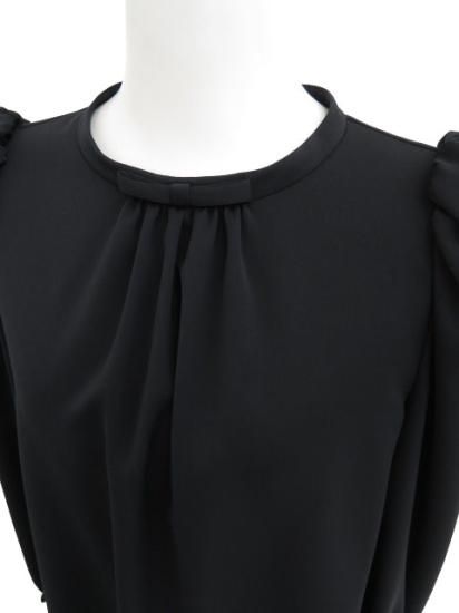 未使用 DAISY LIN ブラウス オードリーリボン 06808 ブラック