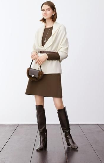 フォクシー　ニットワンピース　シエナ　ボルドー　限定カラー　40サイズ　長袖 フォクシー ニットワンピース シエナ ボルドー 限定カラー 40
